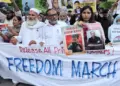JNU March: March for the release of the accused of Delhi riot in JNU, Omar Khalid has been a student of this university, March Held in JNU in support of the accused of delhi riots umar khalid studied here