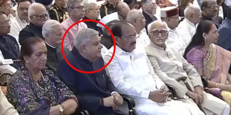 Jagdeep Dhankhar | Jagdeep Dhankhar Public appearance | Vice President Oath Ceremony | Hindi News | , Jagdeep Dhankhar's big surprise! Stayed missing for 53 days of resignation, now suddenly came in front. News Track in Hindi