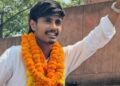 Karthik Meena of Tonk won the post of president at Zakir Hussain College, Delhi