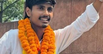 Karthik Meena of Tonk won the post of president at Zakir Hussain College, Delhi