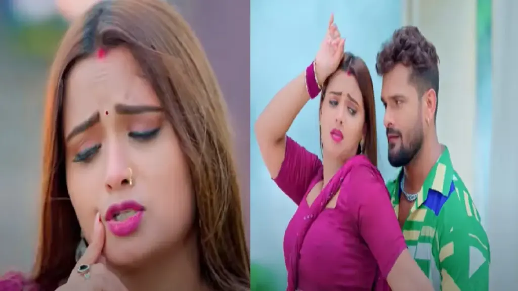 Khesari Lal Yadav brought "raisins" with romance and desi temper, hot romance with actress like water