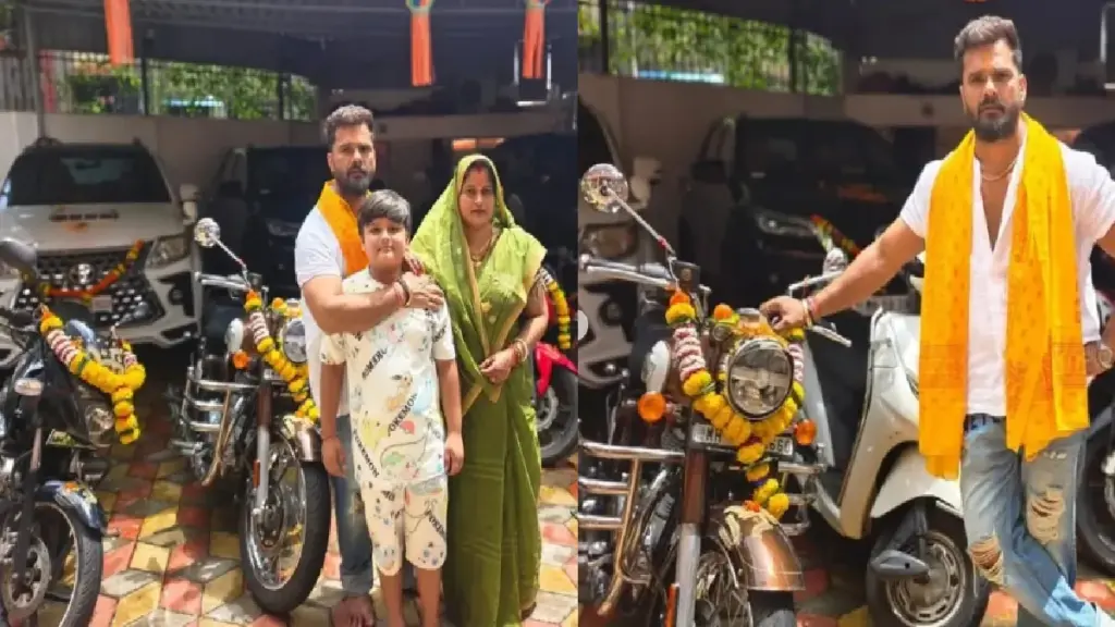 Khesari Lal Yadav showed his luxury vehicle collection, from big vehicles to expansive bikes