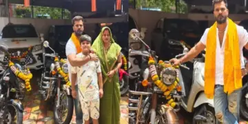 Khesari Lal Yadav showed his luxury vehicle collection, from big vehicles to expansive bikes