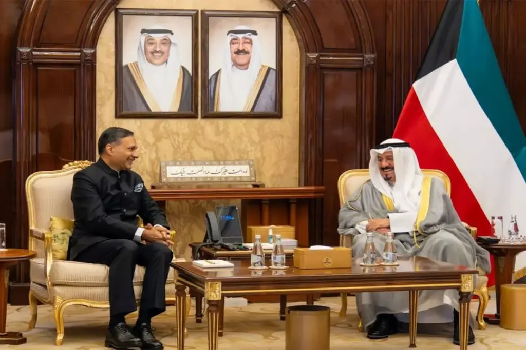 Kuwait Ambassador of India met Kuwait Prime Minister Khesh Ahmed.