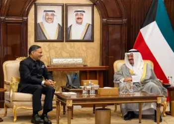 Kuwait Ambassador of India met Kuwait Prime Minister Khesh Ahmed.