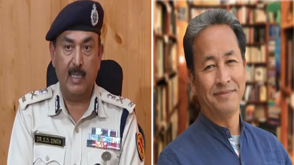 Leh Violence case: Sonam Wangchuk's Pakistan connection and foreign funding investigation, Ladakh DGP gave information, Sonam Wangchuk's Pakistan Connection is Being Investigated, Ladkh DGP Reveals, Curfew in Leh Relaxed for 4 hours