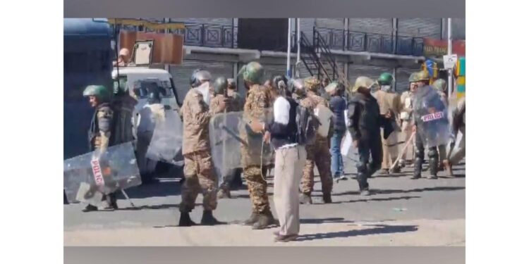 Leh violence: Intelligence's comment on violent incidents, "Fruitting situation was deliberately created"