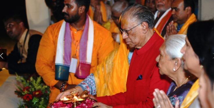 Mauritius Prime Minister Naveen Chandra Ramgulam saw Ganga Aarti in Varanasi