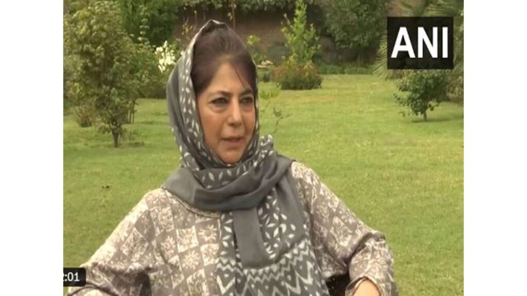 Mehbooba Mufti condemned the allegations against Sonam Wangchuk, said "Center is making others a scapegoat"