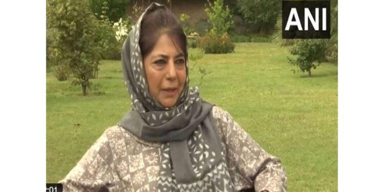 Mehbooba Mufti condemned the allegations against Sonam Wangchuk, said "Center is making others a scapegoat"