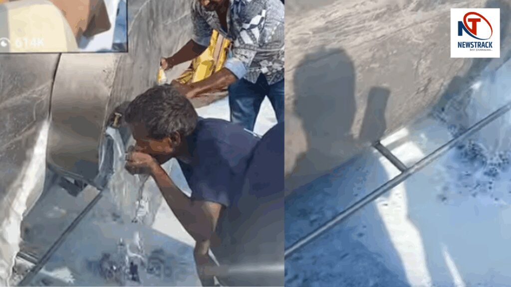Milk Spills on Patna Streets Before Bihar Elections, Watch Viral Video of People Lining Up | Even before Bihar elections, the Ganges of milk on the streets of Patna, people said 'I am also coming' Viral Video. News Track in Hindi
