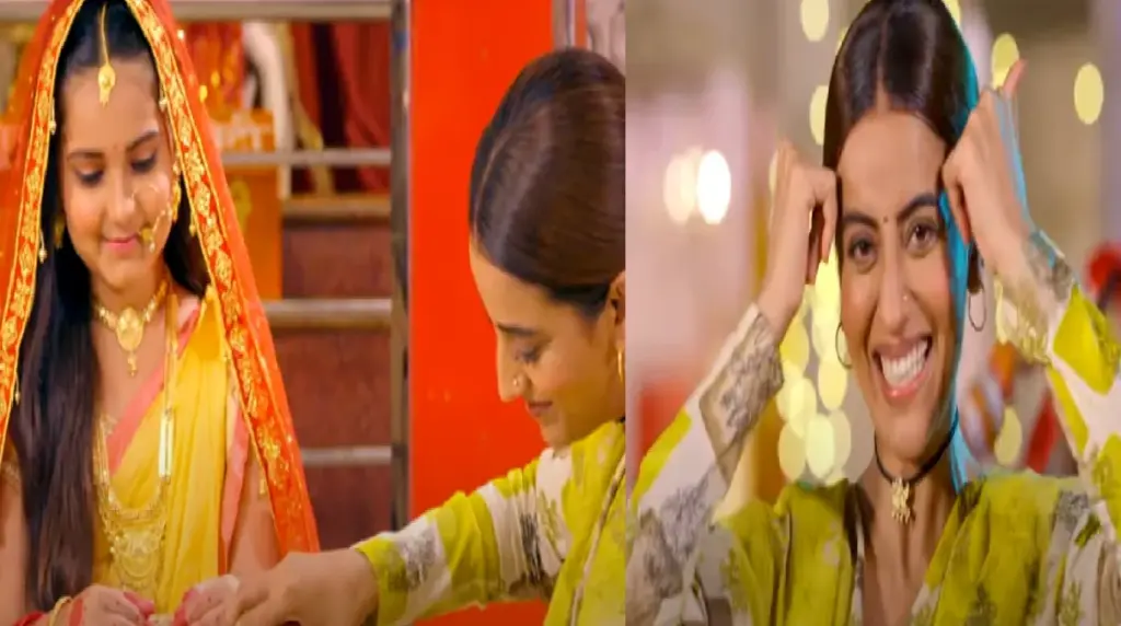 Mother Bhagwati gave Akshara Singh in Virgo form, actress took full