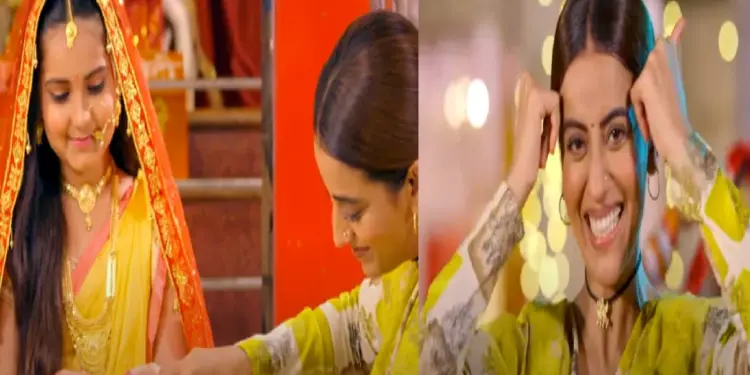 Mother Bhagwati gave Akshara Singh in Virgo form, actress took full
