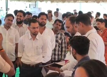 Municipal Corporation Greater Commissioner Dr. Gaurav Saini inspected Urban Service Camp 2025
