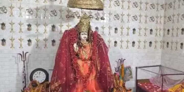 Muzaffarpur: 121 Kalash installed in BNP 6 Durga Temple, grand worship on Navratri