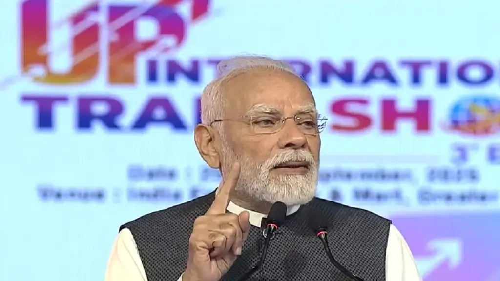 Narendra Modi Inaugurated UP International Trade Show 2025: We are not stopping here… PM Narendra Modi has given more cuts in GST, emphasis on Make in India and self -reliant India, we are not going to stop here… PM NONDRA HINDRA HINDRA HINDRATED AT FURUNTED AT FURUCTION in GST, Stressed on Make in India and Self-Reliant India.