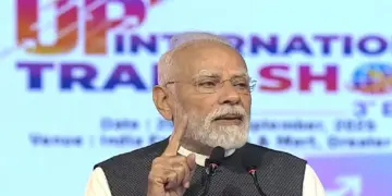 Narendra Modi Inaugurated UP International Trade Show 2025: We are not stopping here… PM Narendra Modi has given more cuts in GST, emphasis on Make in India and self -reliant India, we are not going to stop here… PM NONDRA HINDRA HINDRA HINDRATED AT FURUNTED AT FURUCTION in GST, Stressed on Make in India and Self-Reliant India.