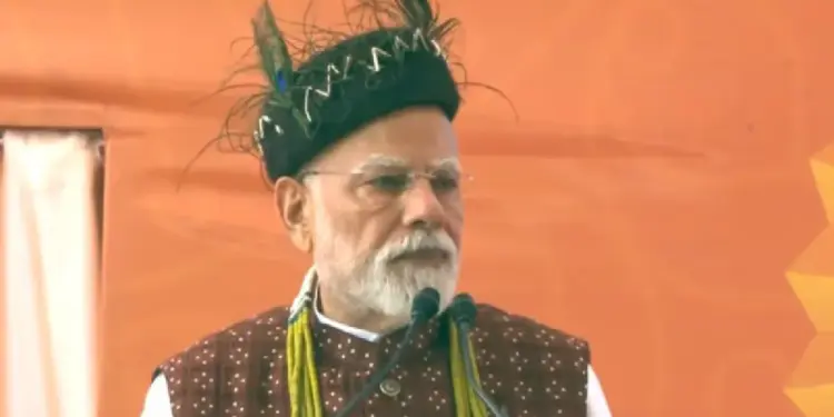 Narendra Modi Itanagar Rally: Like the tricolor, the first color of Arunachal Pradesh, Kesaria, every person here symbol of valor, Narendra Modi said in the public meeting in Itanagar, Narendra Modi, as like tiranga, arunachal Pradesh's first color is sls safron; Every person here is a symbol of bravery, said narendra modi at a public rally in Itanagar.