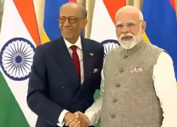 Narendra Modi's bilateral meeting with Navinchandra Ramgoolam: India and Mauritius are not just partners, a family, while addressing a bilateral meeting with Naveen Chandra Ramgulam, said Narendra Modi, India and Mauritius are not just partners, Yi ARA ARE A Family, SAID NADER MODI While addressing a bilateral meeting with navinchandra ramgoolam