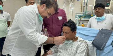 Naresh Meena's fast breaks police forcibly admitted to hospital, watch viral video here