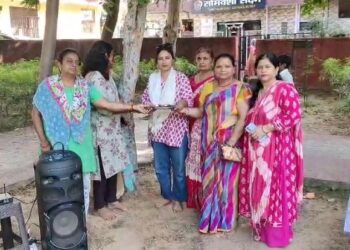 Nature Vandan program in Mansarovar, trees worshiped and resolved to conserve