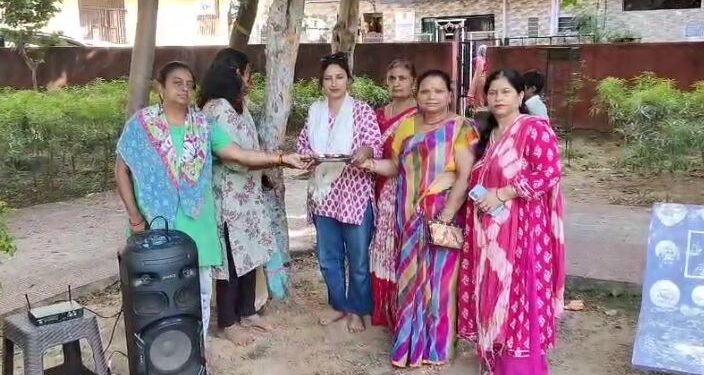 Nature Vandan program in Mansarovar, trees worshiped and resolved to conserve