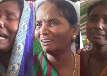 Nitish Kumar Bihar Theft News | Nitish Kumar Rally Robbery | Darbhanga women jewelry stolen | , Gold chains and Mangalasutra stolen, women kept crying and Bihar police kept watching. News Track in Hindi