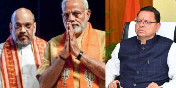 PM Modi & Amit Shah Call CM Dhami on Uttarakhand Heavy Rain, Flood Situation Update | PM Modi and Amit Shah introduced the phone to CM Dhami, information about the conditions spoiled due to torrential rains. News Track in Hindi