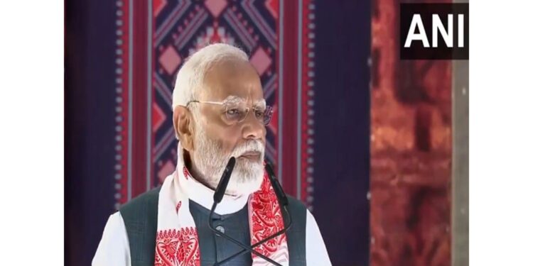 PM Modi targeted Congress in Assam, said "insult to the poor under Congress rule"