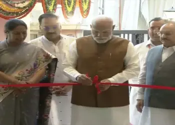 PM Narendra Modi Inaugurated Delhi BJP New Office: BJP is not in power but for service, inaugurating the party office in Delhi, PM Narendra Modi, BJP is in Government not for Power, For Service, said PM Narendra Modes Whailing The Party Office in delhi.