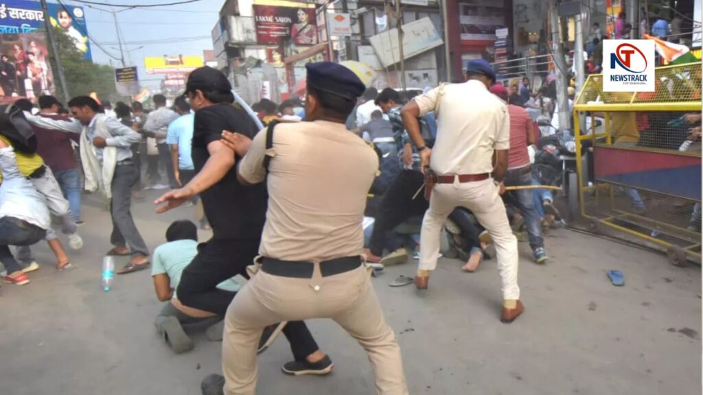Patna Student Protest for BPSC Tre 4 Vacancy | BPSC Tre 4 Teacher Recruitment | Patna Student Protest | Performance of students on BPSC TRE 4 in Patna, police niece sticks, many candidates in custody. News Track in Hindi