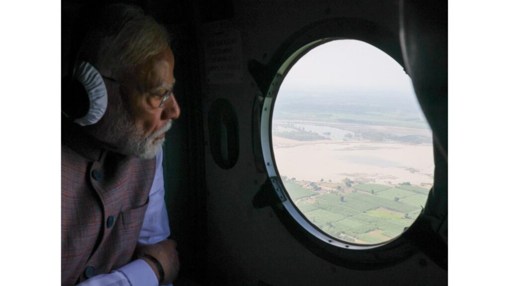 Prime Minister Modi announced financial assistance of Rs 1,600 crore for flood -affected Punjab