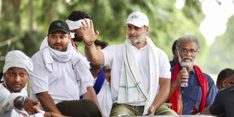 RJD Fears Election Loss? Tejashwi Yadav Launches Bihar Adhikar Yatra After Rahul Gandhi | RJD is afraid of defeat? Soon after Rahul, Tejashwi took out his election journey, what is the matter? News Track in Hindi