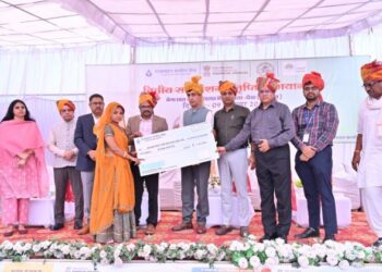 Rajasthan Gramin Bank organized a "saturation campaign" in Gram Panchayat Calai