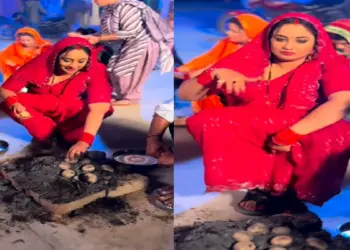 Rani Chatterjee made Litti Chokha on the set, both hands were burnt