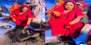 Rani Chatterjee made Litti Chokha on the set, both hands were burnt