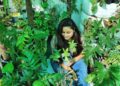 Sakshi's crazy for trees- 4000 trees grown in 800 square feet, rare plants planted in coconut shell