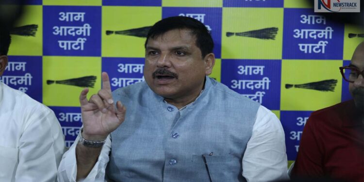 Sanjay Singh Accuses BJP of Silencing Aap Leaders in J&K | Mehraj Malik Arrest Case: Sanjay Singh lashed out at BJP: You will fight against this injustice till the road and court. News Track in Hindi