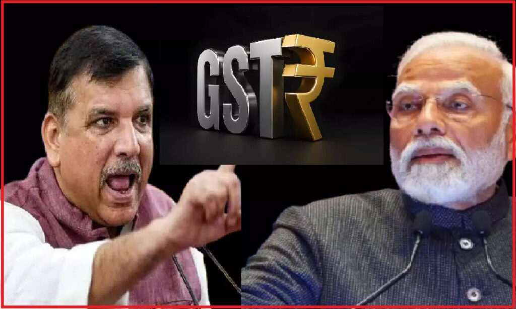 Sanjay Singh lashed out at Modi government after GST 2.O! Allegations of robbing public for 8 years, see viral clips here
