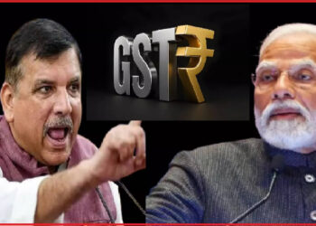 Sanjay Singh lashed out at Modi government after GST 2.O! Allegations of robbing public for 8 years, see viral clips here