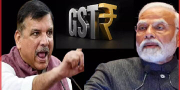 Sanjay Singh lashed out at Modi government after GST 2.O! Allegations of robbing public for 8 years, see viral clips here