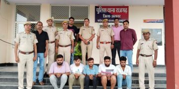 Second major success of Alwar Police: 3 account holders, 1 suppliers and 3 funds that provide accounts on commission