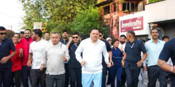 Seva Pakhwada: 'Namo Yuva Run' organized in Dehradun, CM Pushkar Singh Dhami runs with youth