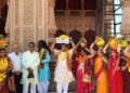 Shrimad Bhagwat Katha launched in Banke Bihari temple, devotees took out Kalash Yatra