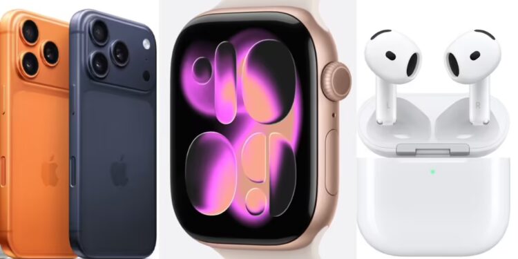 आज से भारत में शुरू हुई&nbsp;iPhone 17 सीरीज iPhone Air और AirPods Pro 3 की सेल, यहाँ जानिए किस फोन पर कितना मिलेगा डिस्काउंट&nbsp;