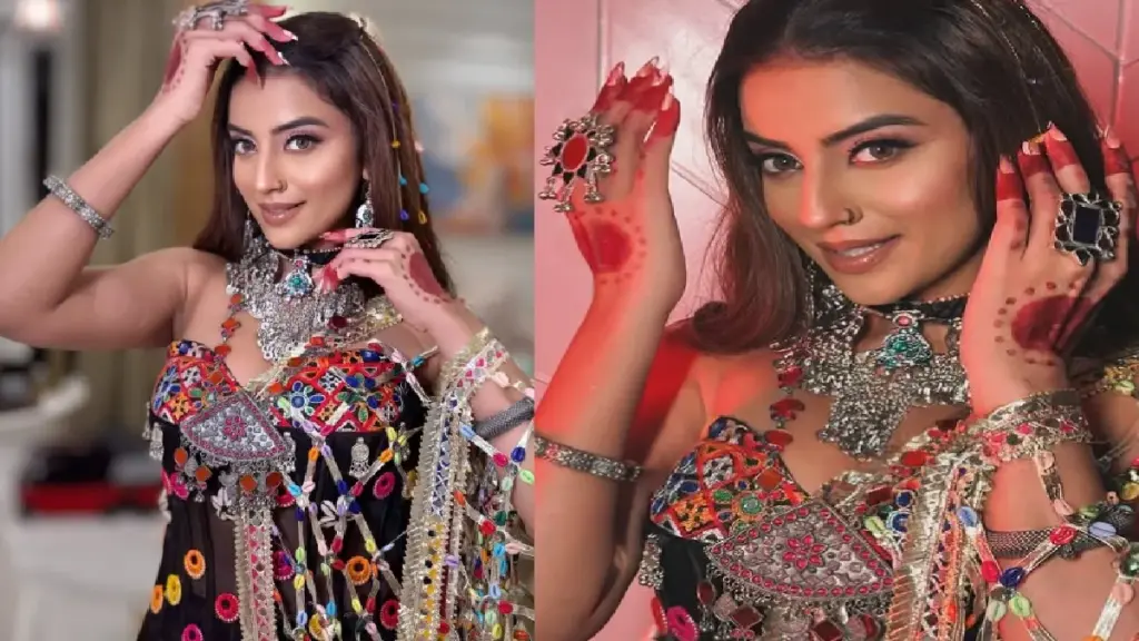 The heart of fans came on Akshara Singh's Banjaran look, actress created panic in Bokaro