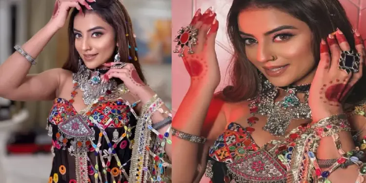 The heart of fans came on Akshara Singh's Banjaran look, actress created panic in Bokaro