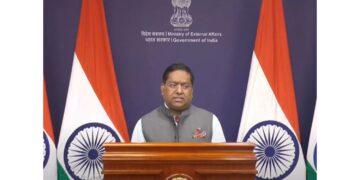 The statement of the Ministry of External Affairs on America-India trade talks, told discussion positive and visionary
