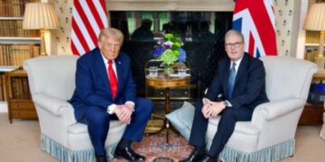 Tour UK Tour: US President Trump spoke of good relationships with PM Modi