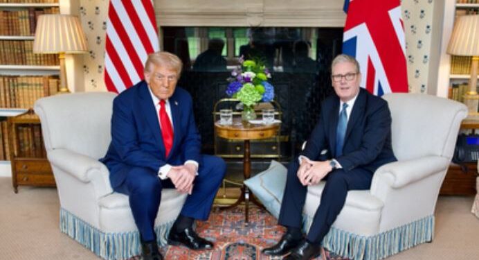 Tour UK Tour: US President Trump spoke of good relationships with PM Modi